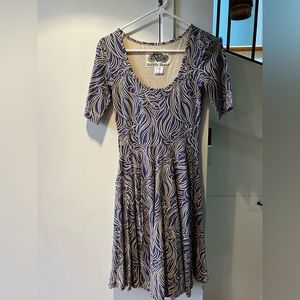 Effie’s Heart A-Line Patterned Dress